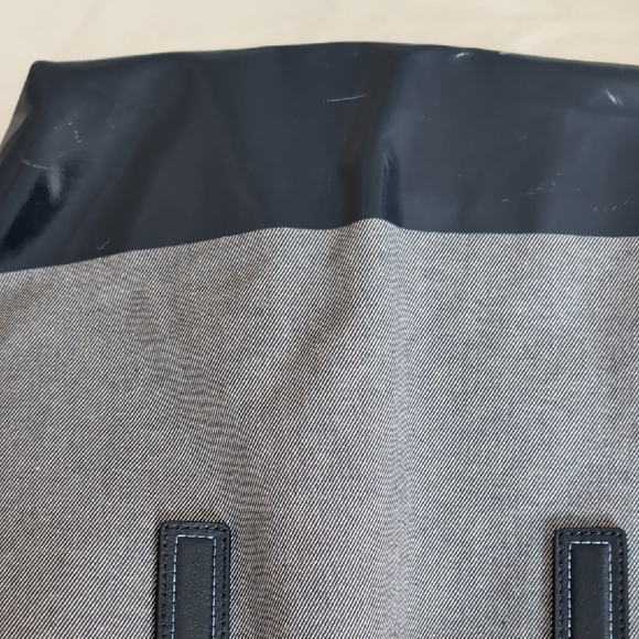 kate spade Canvas Tote with Navy Patent Base - Picture 5 of 9